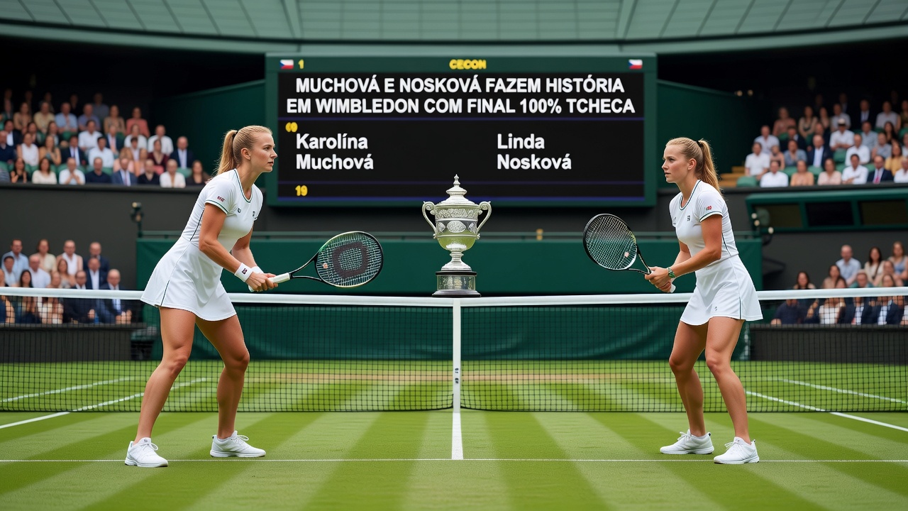 Muchová e Nosková fazem história em Wimbledon com final 100% tcheca