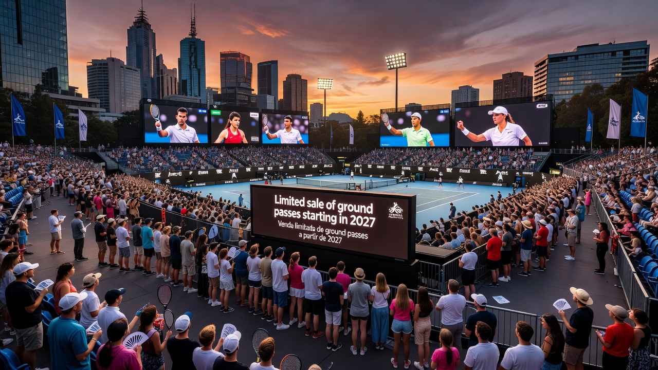 Australian Open limita venda de ingressos baratos para edição de 2027