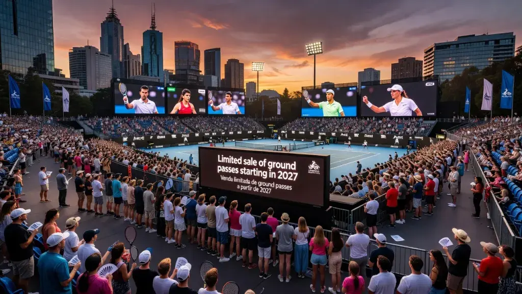 Australian Open limita venda de ingressos baratos para edição de 2027